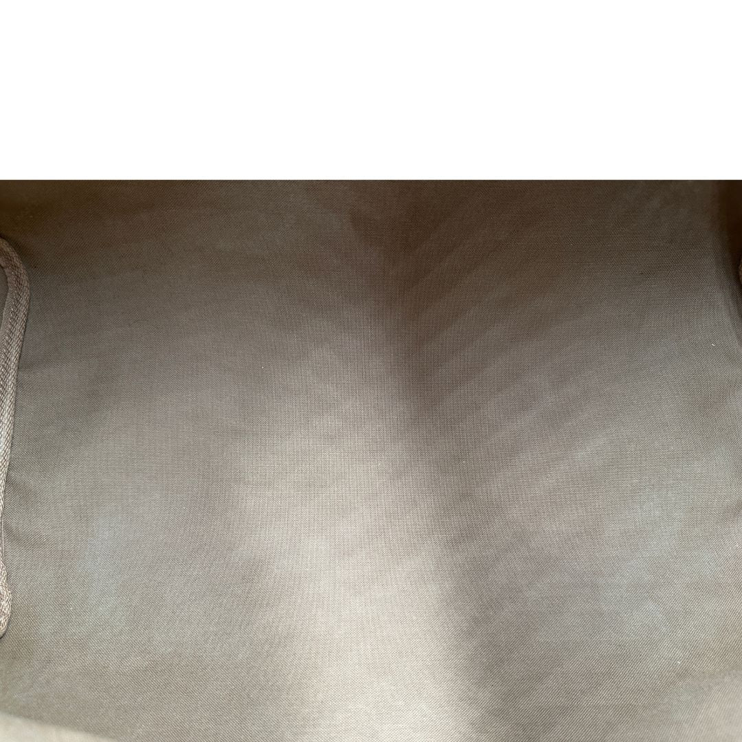 interno  Speedy Louis Vuitton in canvas marrone, di lusso, originale, ottime condizioni, usata 