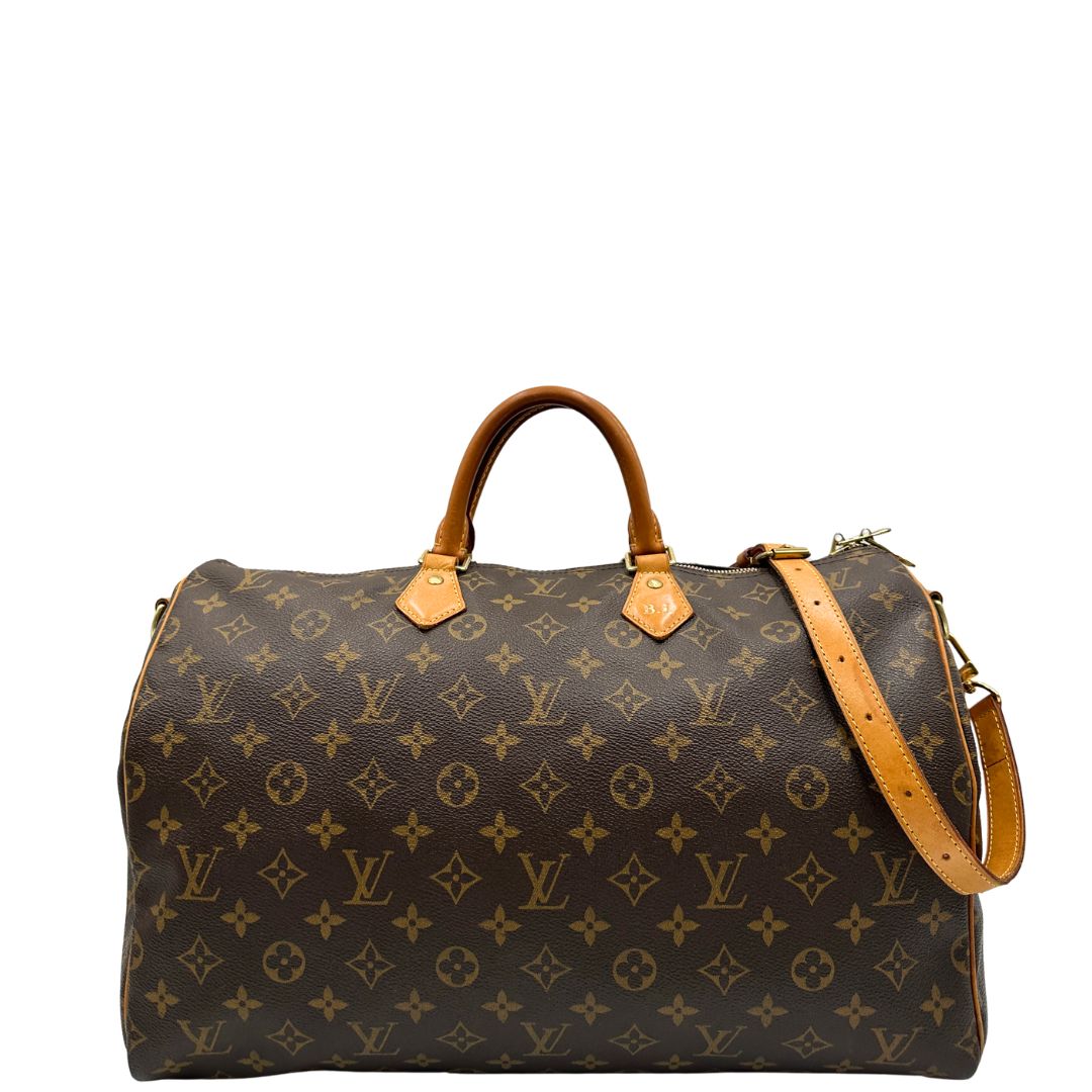 front  Speedy Louis Vuitton in canvas marrone, di lusso, originale, ottime condizioni, usata 