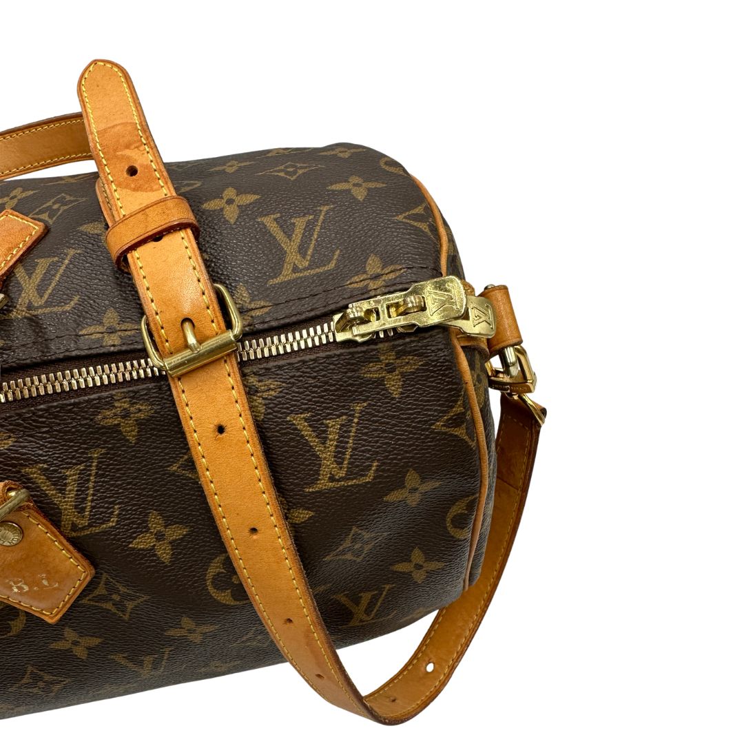  Speedy Louis Vuitton in canvas marrone, di lusso, originale, ottime condizioni, usata