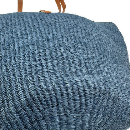  Borsa Saint Laurent realizzata in rafia blu 