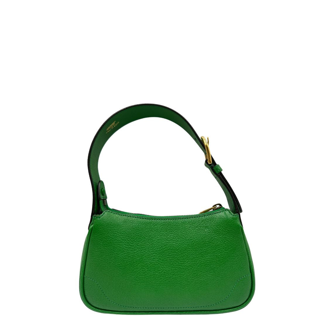 retro  Borsa Gucci Aphrodite mini in pelle verde, di lusso, originale, ottime condizioni, usata 