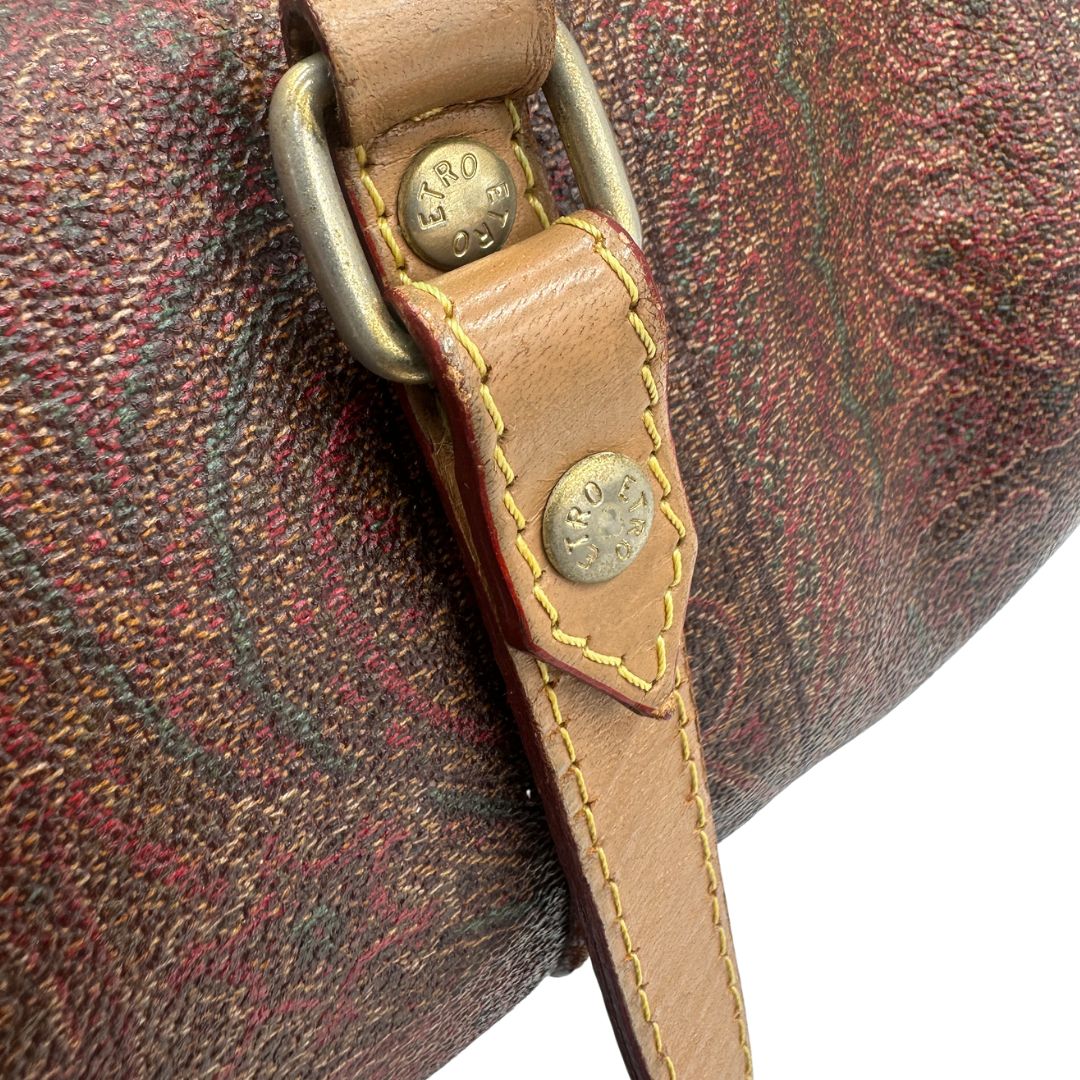  Bauletto Etro in canvas caratterrizato dalla trama Paisley