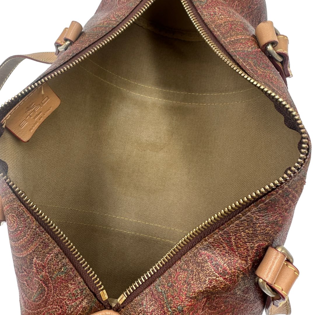 interno  Bauletto Etro in canvas caratterrizato dalla trama Paisley