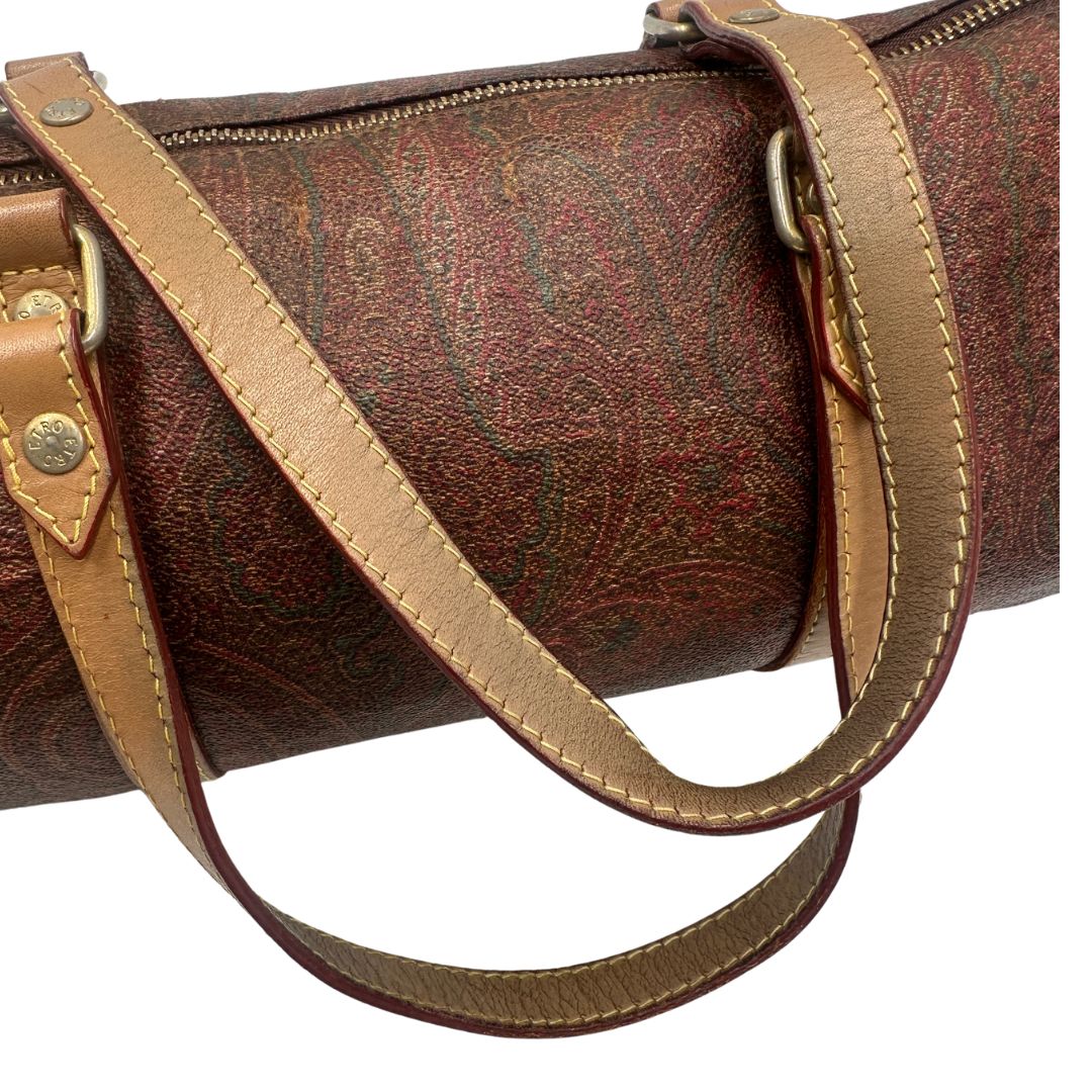 manici  Bauletto Etro in canvas caratterrizato dalla trama Paisley 
