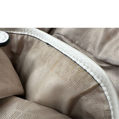 interno Zaino Michael Kors in pelle bianca e nera