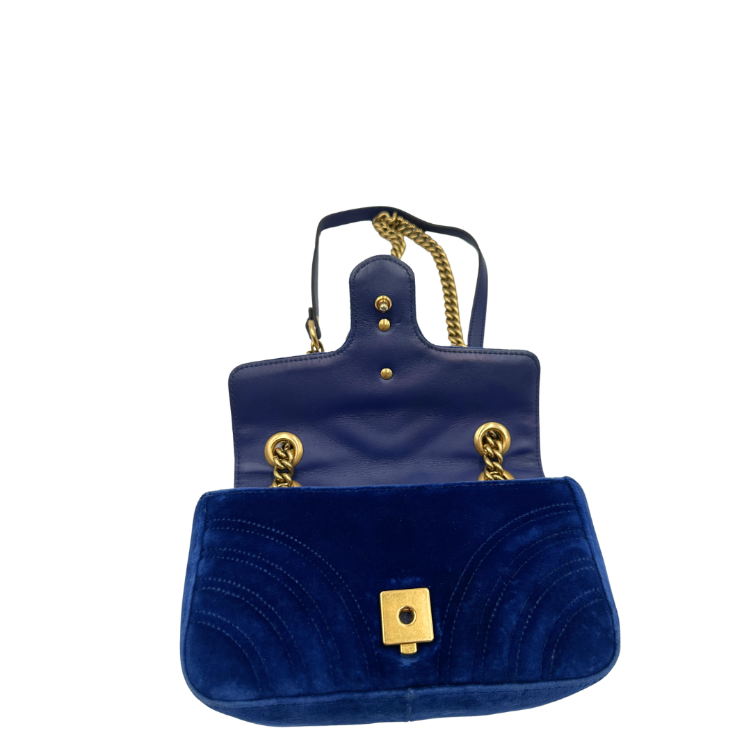 Borsa Gucci Marmont velvet misura piccola