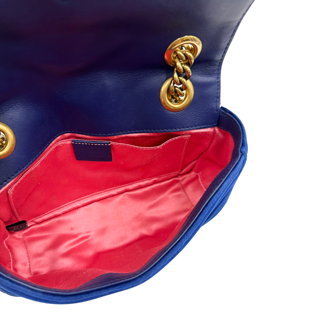 Borsa Gucci Marmont velvet misura piccola