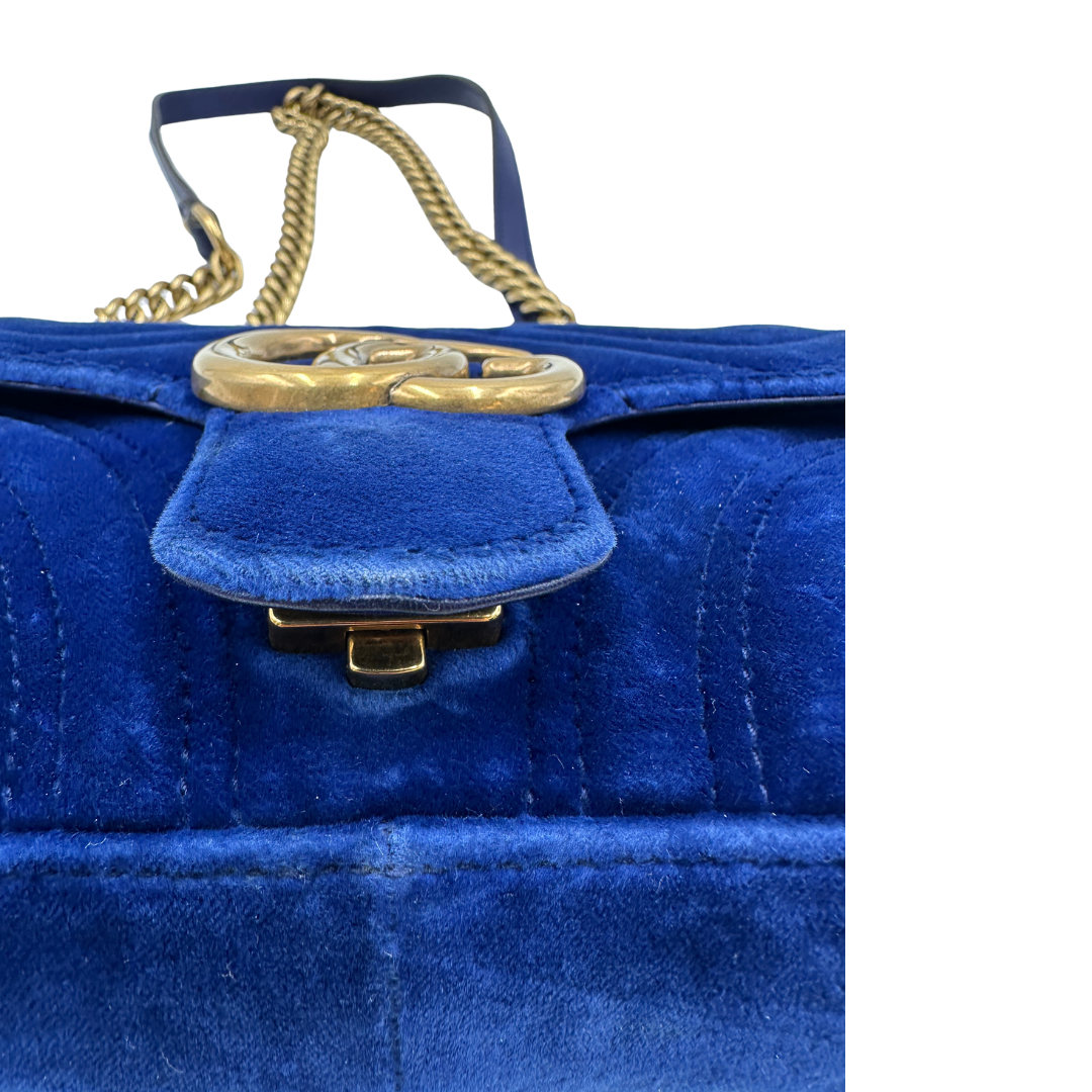 Borsa Gucci Marmont velvet misura piccola