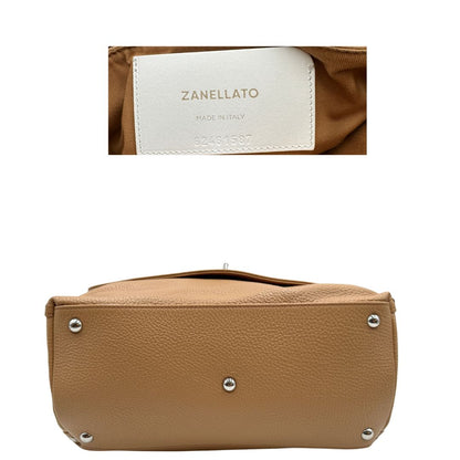 base Postina in pelle beige nella misura S 