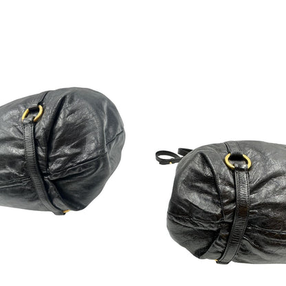 angoli Borsa Miu Miu realizzata in morbida pelle 