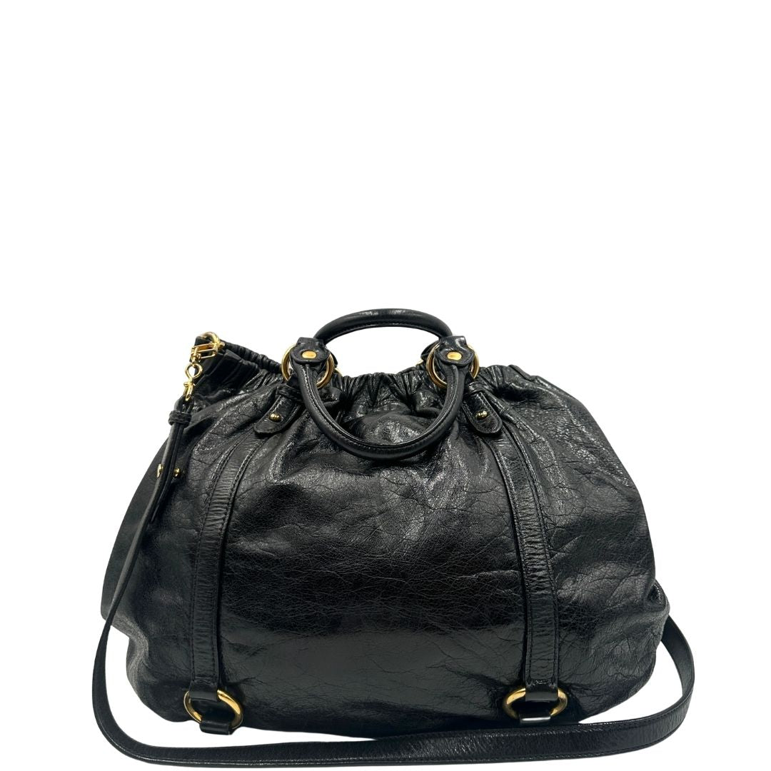 retro Borsa Miu Miu realizzata in morbida pelle