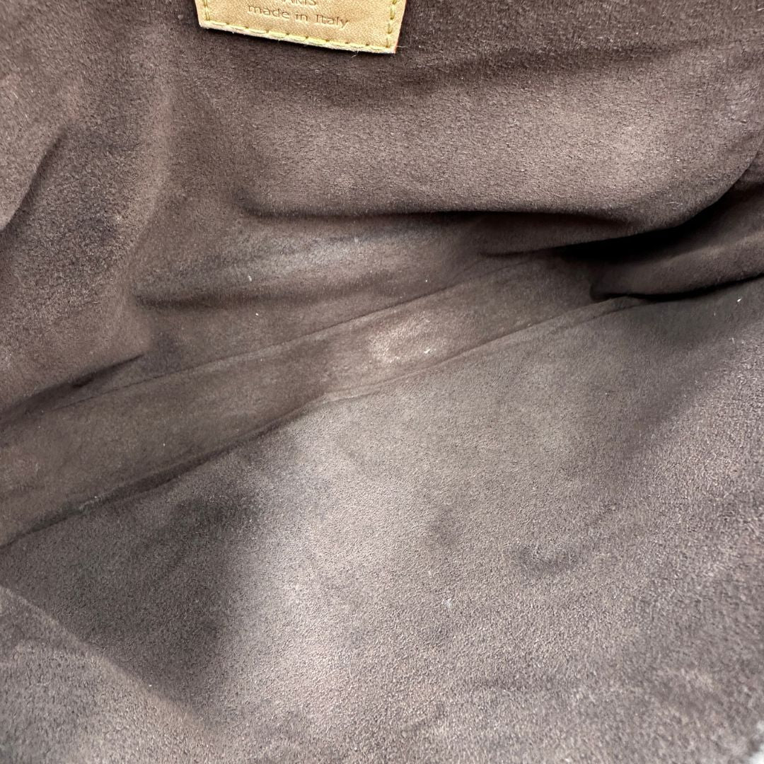 interno della Borsa LV in canvas monogrammato marrone 