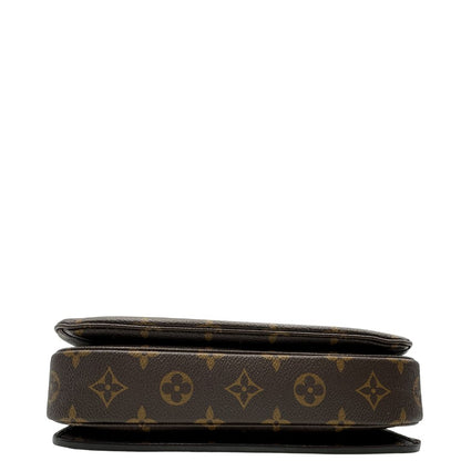 base Borsa LV in canvas monogrammato marrone 