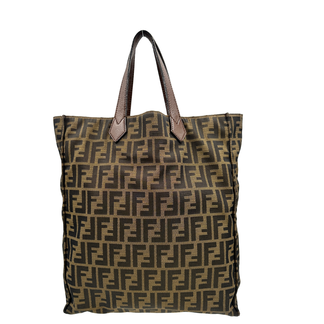 Sac Plat Fendi Zucca tabacco