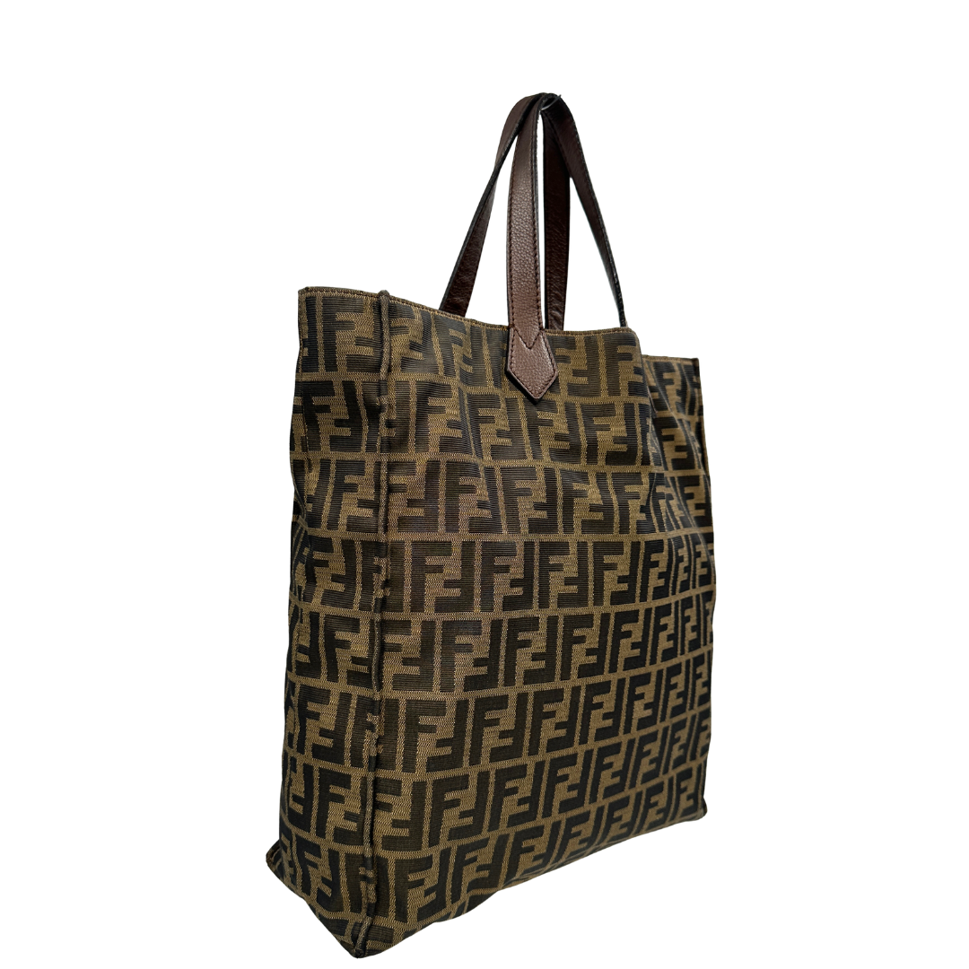 Sac Plat Fendi Zucca tabacco