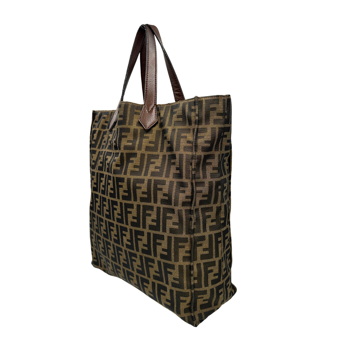 Sac Plat Fendi Zucca tabacco