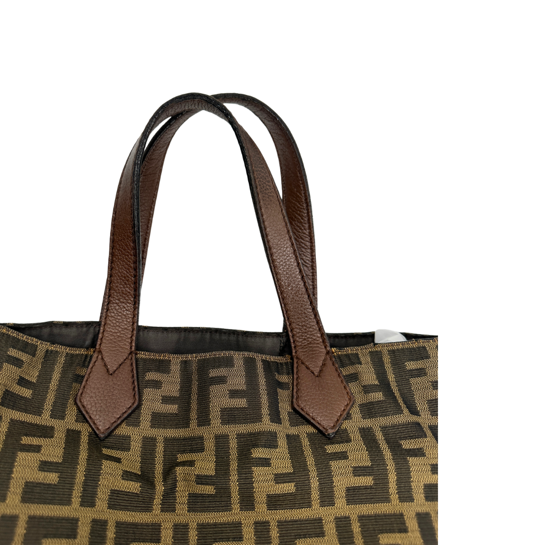 Sac Plat Fendi Zucca tabacco