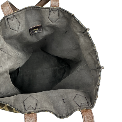 Sac Plat Fendi Zucca tabacco