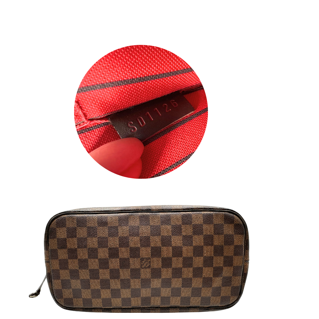Neverfull MM Damier Ébène personalizzata