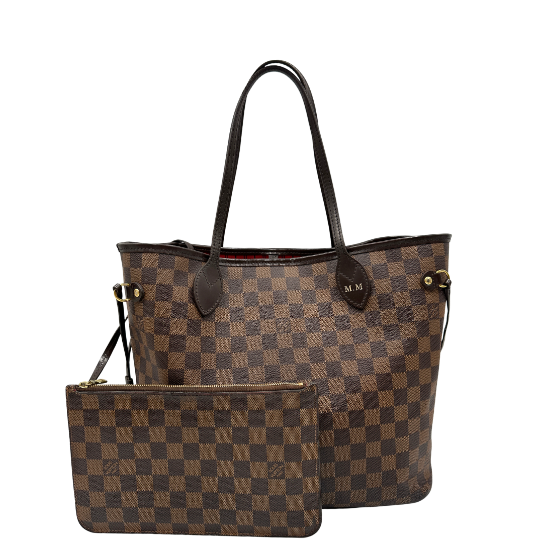 Neverfull MM Damier Ébène personalizzata