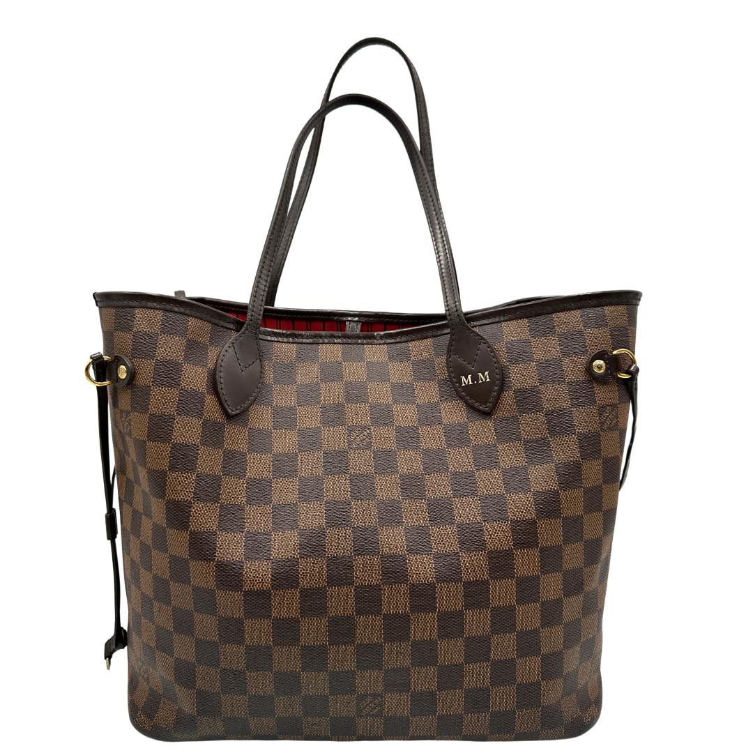 Neverfull MM Damier Ébène personalizzata