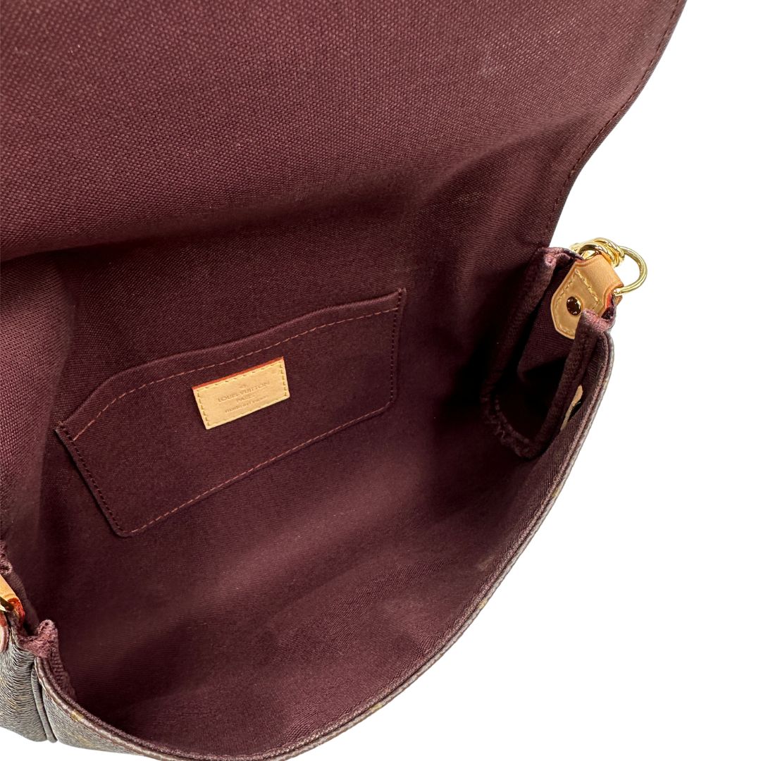  interno Borsa Louis Vuitton Favorite in canvas monogram