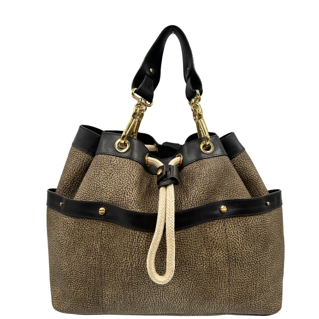 Borsa Borbonese caratterizzata dalla trama Occhio di Pernice