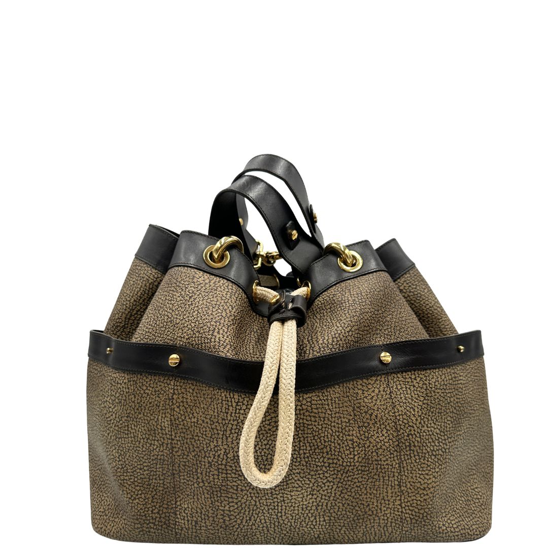 Borsa Borbonese caratterizzata dalla trama Occhio di Pernice