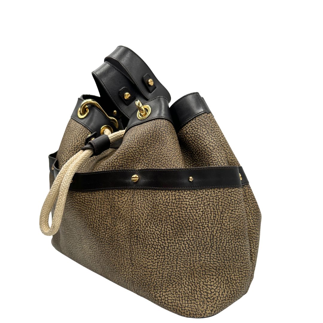 Borsa Borbonese caratterizzata dalla trama Occhio di Pernice