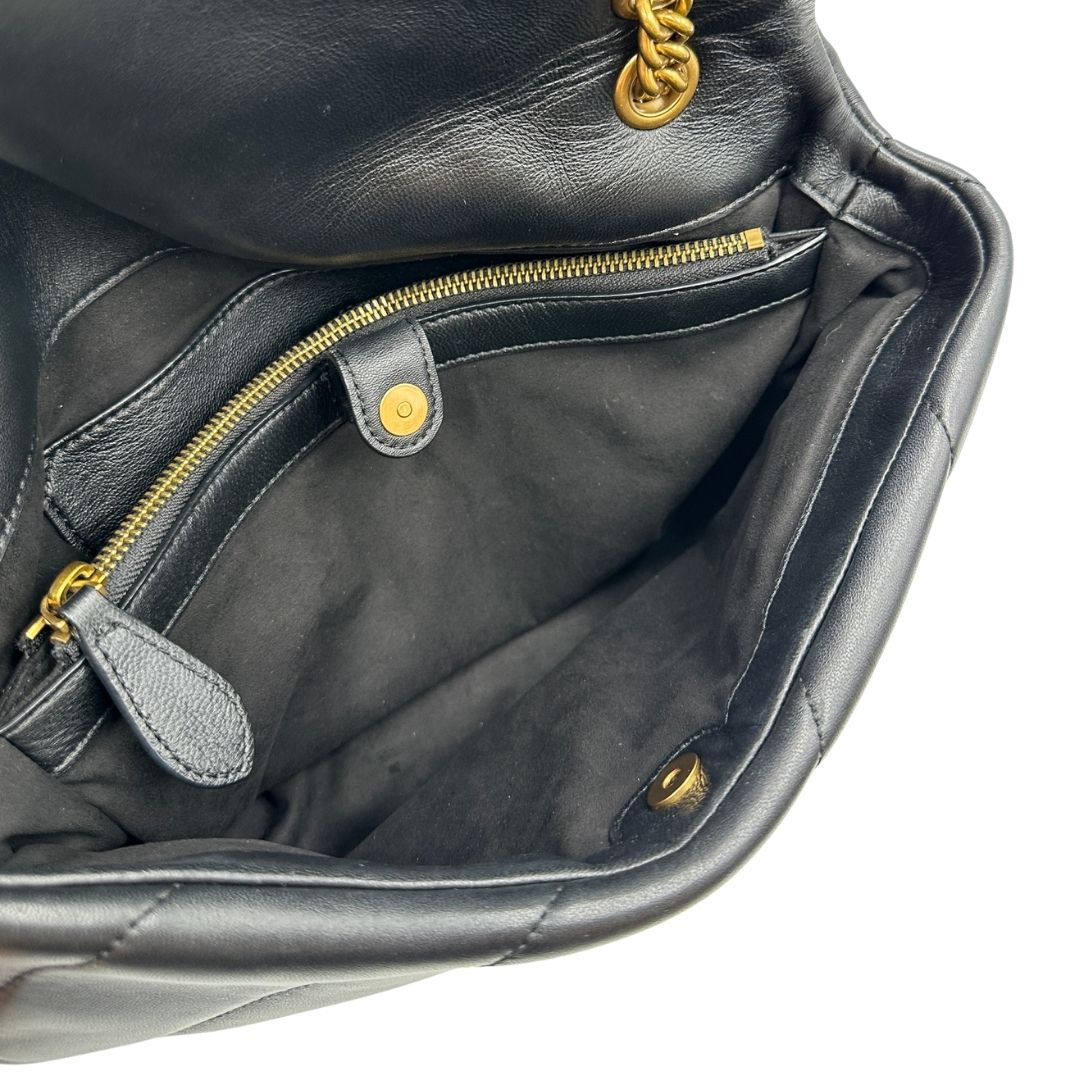 interno Borsa Pinko in pelle nera trapuntata  