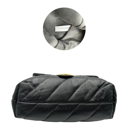 base  Borsa Pinko in pelle nera trapuntata  