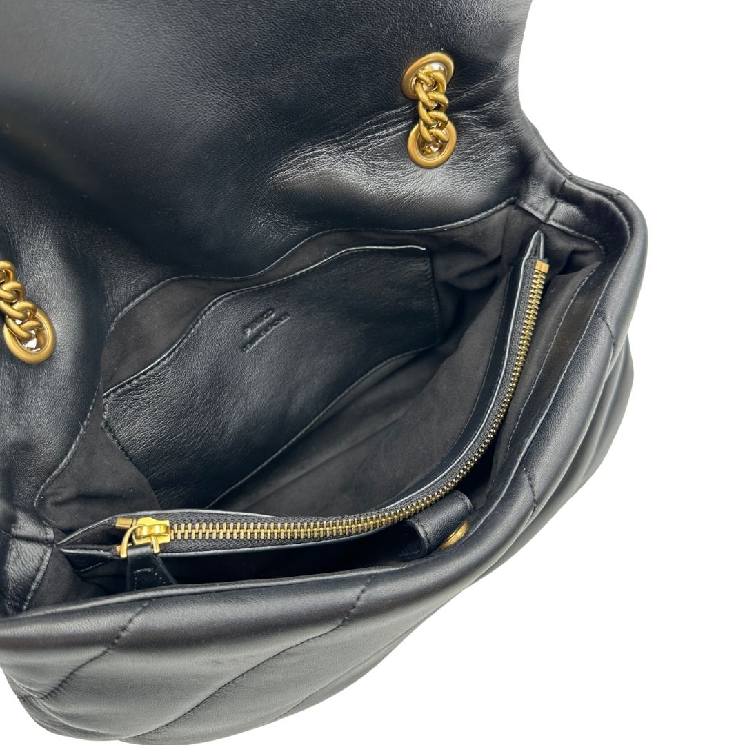 interno Borsa Pinko in pelle nera trapuntata  