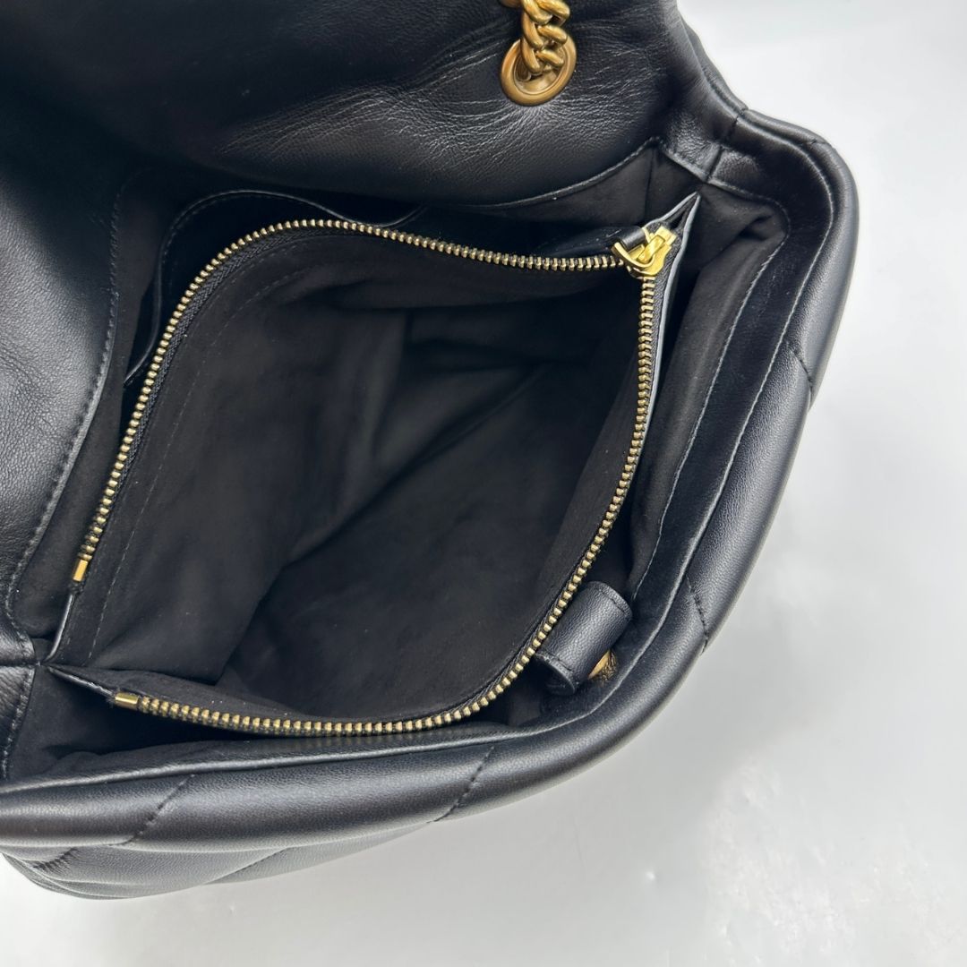 interno Borsa Pinko in pelle nera trapuntata  
