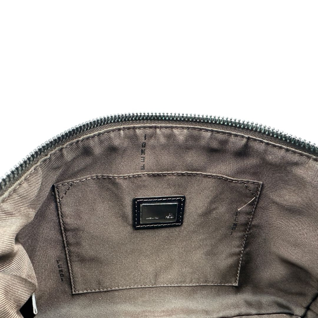 Borsa a spalla Fendi zucchino