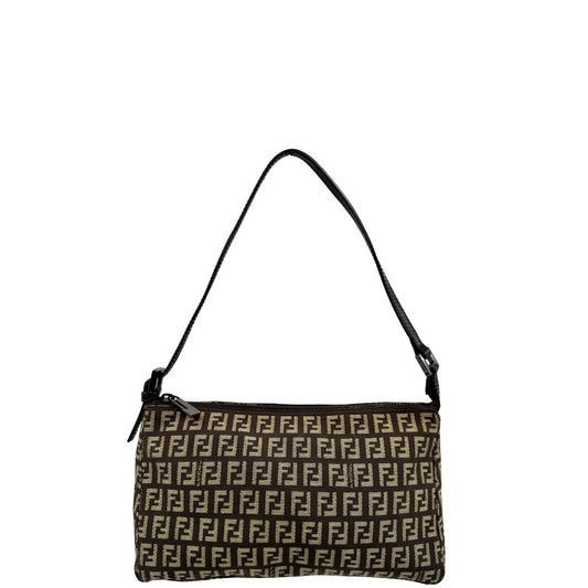 Borsa a spalla Fendi zucchino