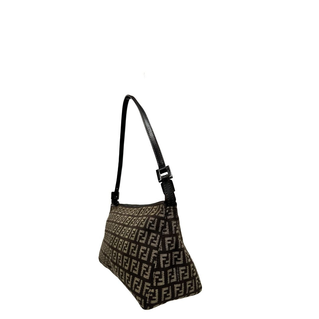 Borsa a spalla Fendi zucchino