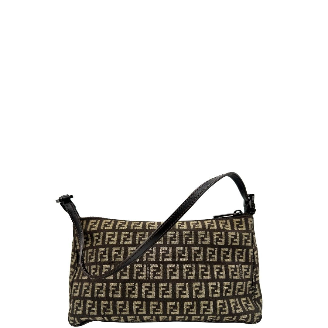 Borsa a spalla Fendi zucchino