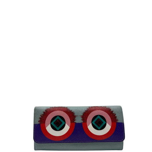 Portafoglio Fendi Monster Eye Continental