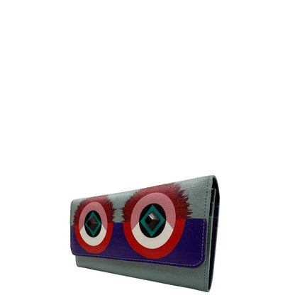 Portafoglio Fendi Monster Eye Continental