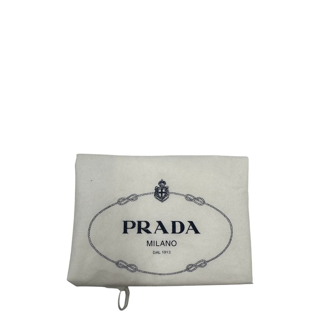 Borsa Prada in nylon e pelle nera