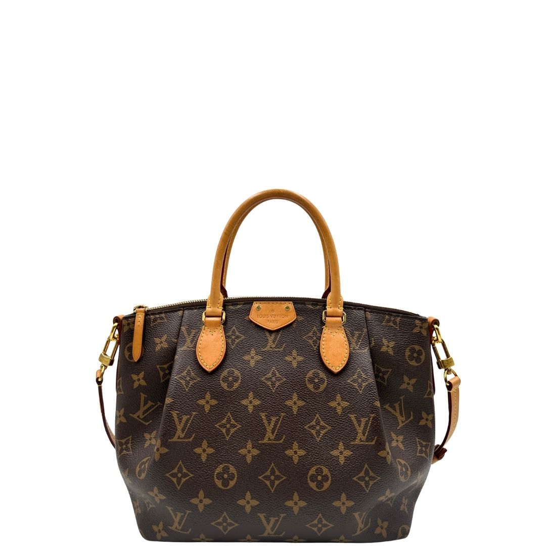  Borsa LV in canvas marrone 