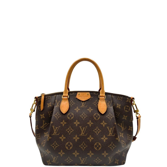  Borsa LV in canvas marrone 
