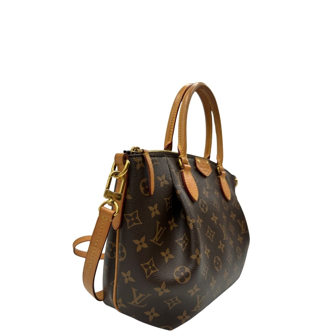 Borsa LV in canvas marrone 