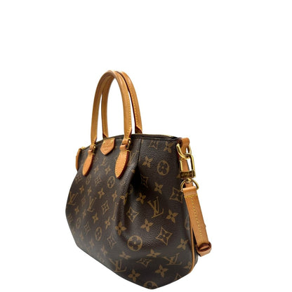  Borsa LV in canvas marrone 