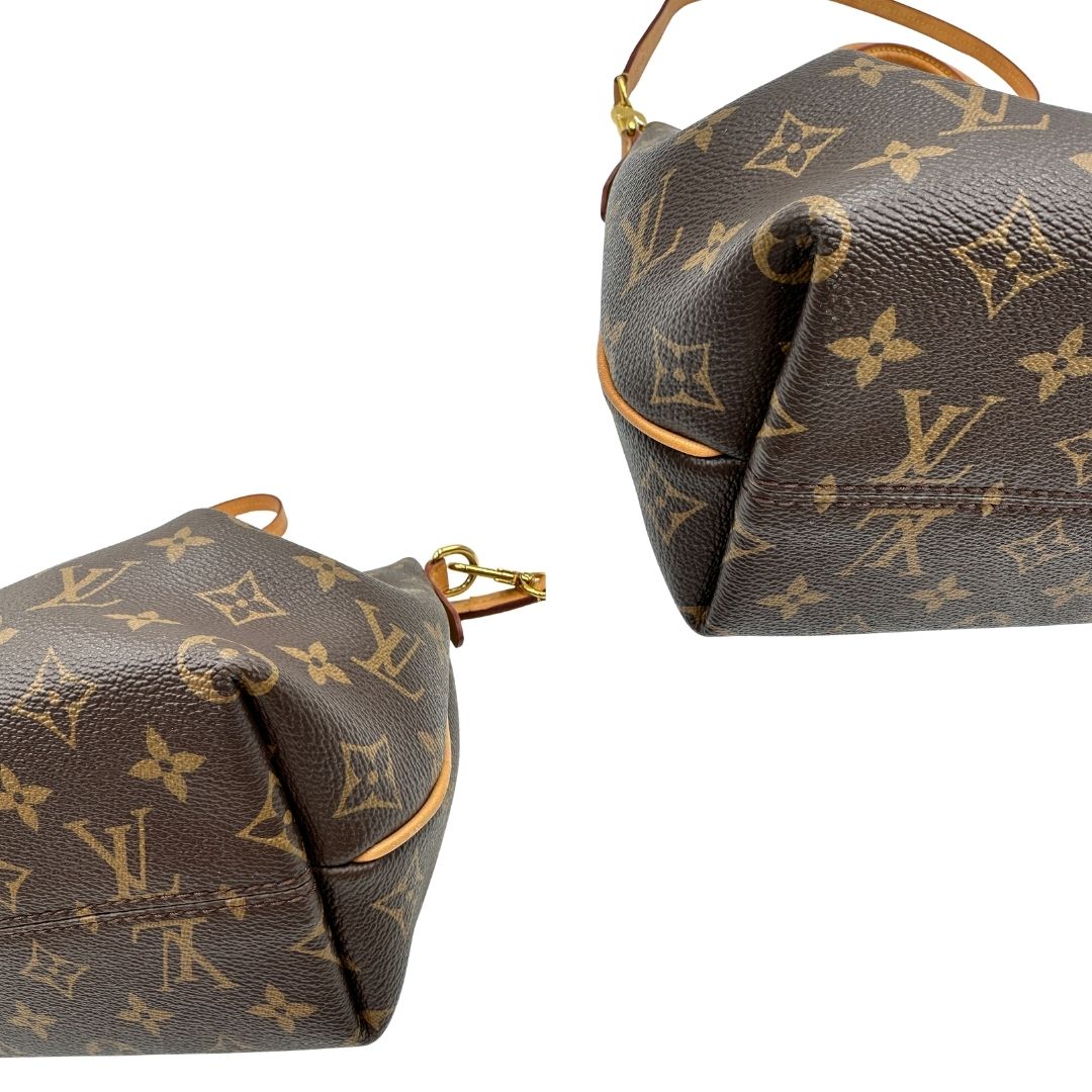 angoli  Borsa LV in canvas marrone  