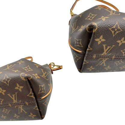 angoli  Borsa LV in canvas marrone  