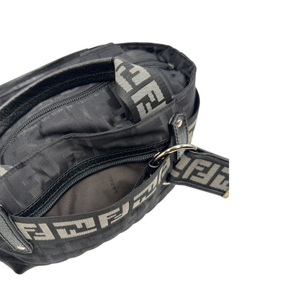 Mini Tote Fendi Zucca nera