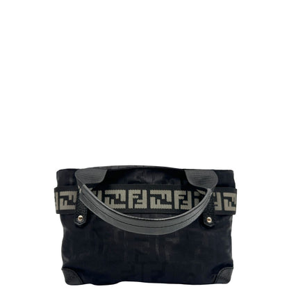 Mini Tote Fendi Zucca nera