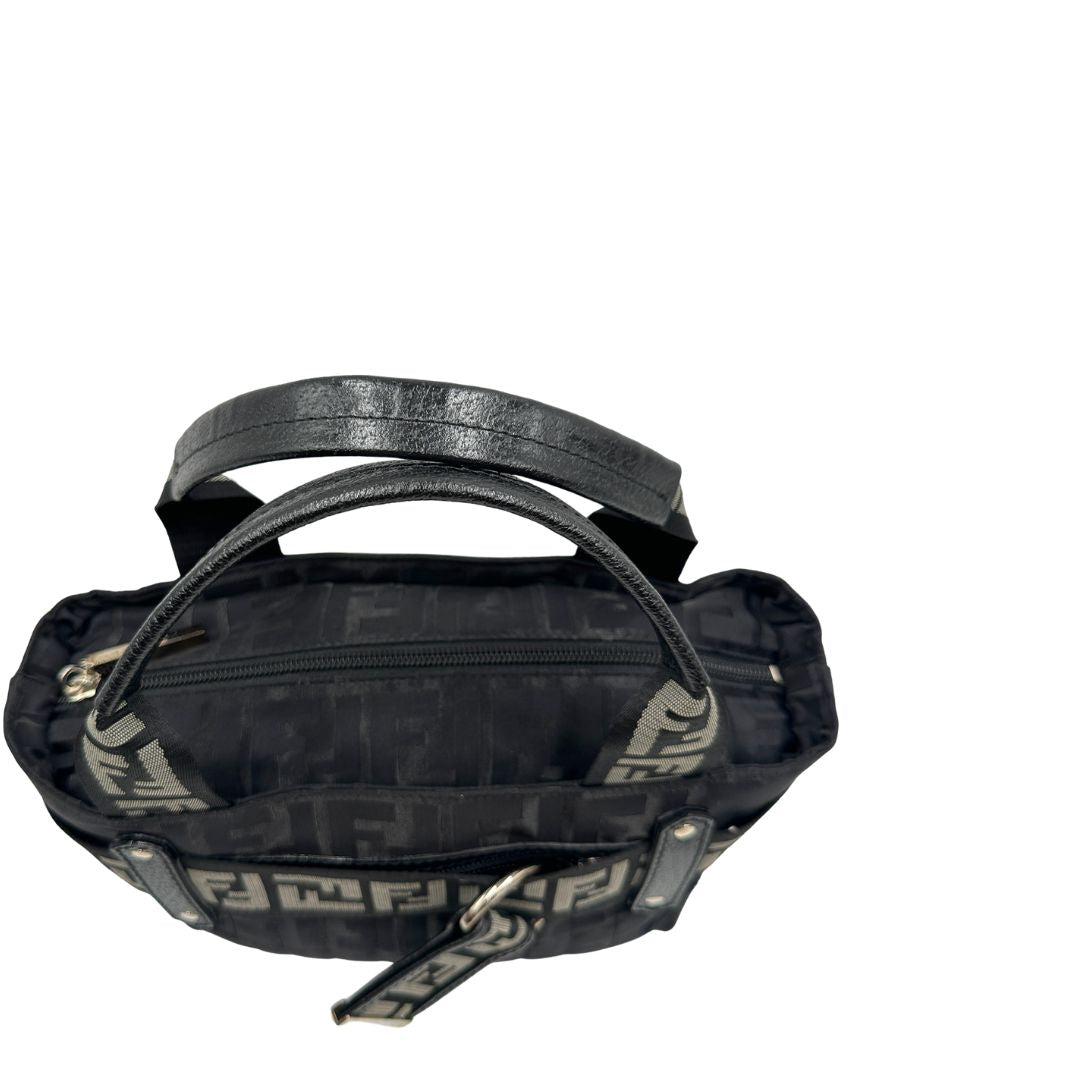 Mini Tote Fendi Zucca nera
