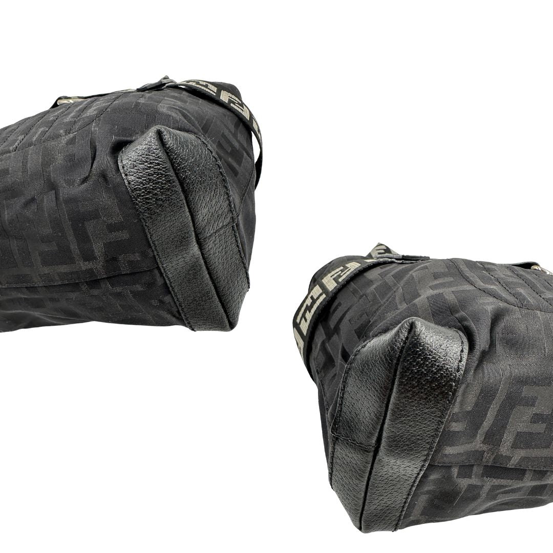 Mini Tote Fendi Zucca nera